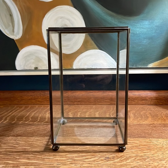 Vintage Glass and Brass Display - Picture 3 of 7